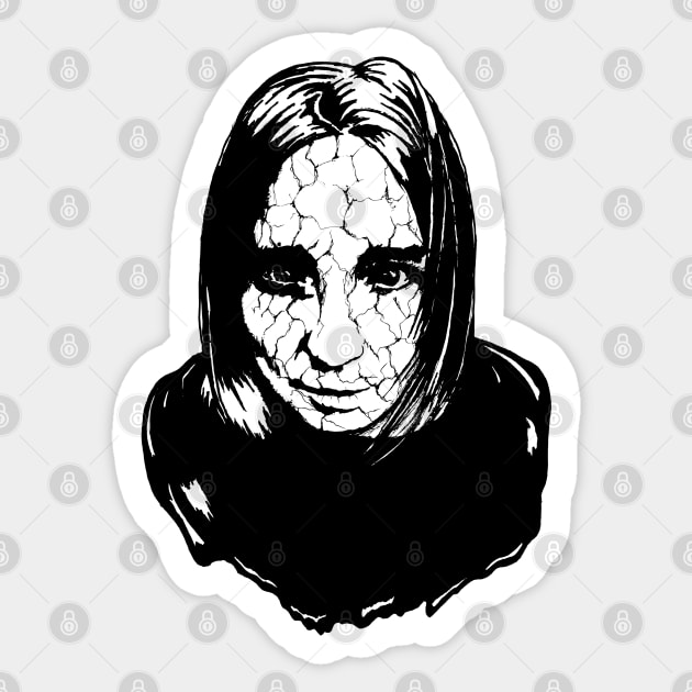 Beth Gibbons Portrait Art Sticker by surmind